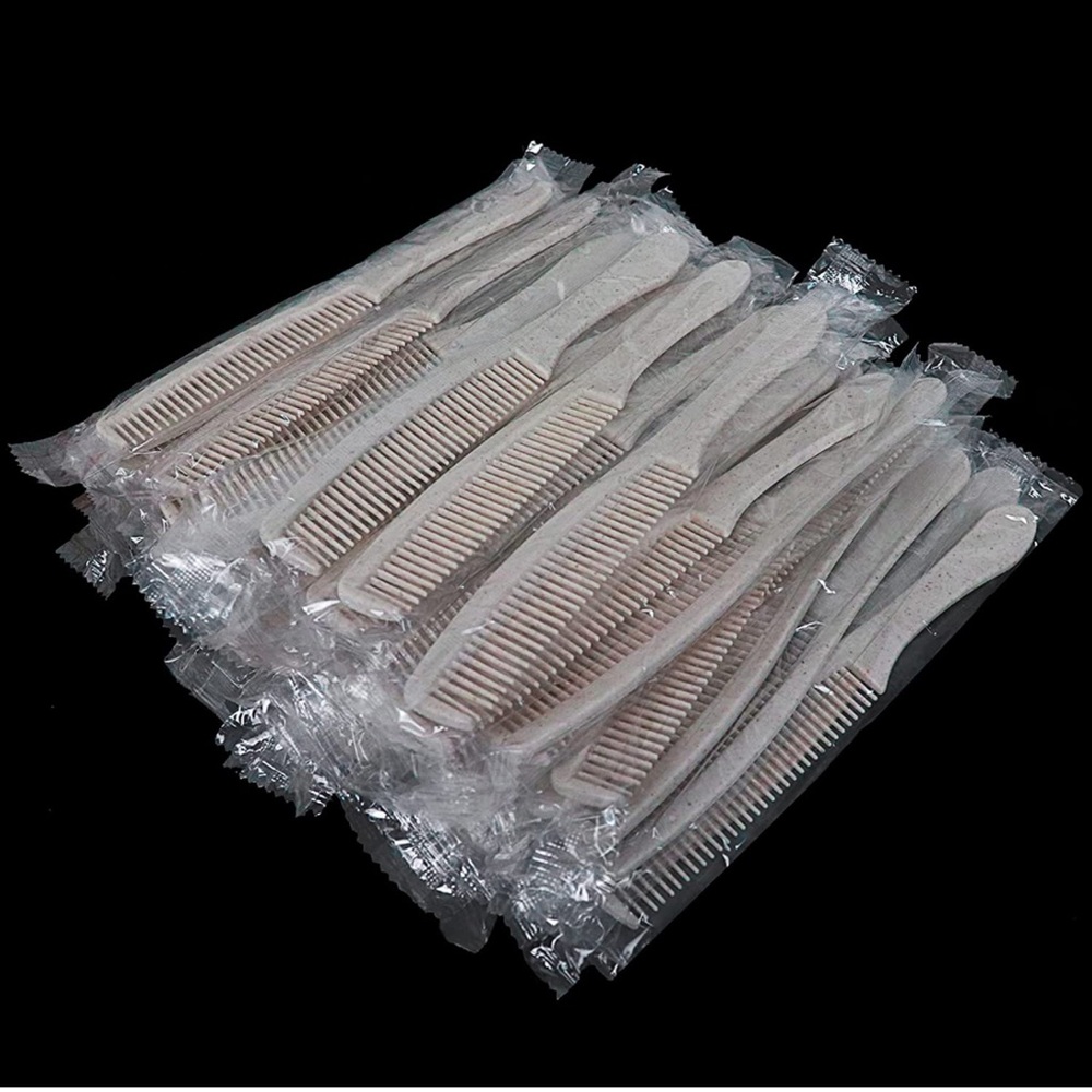 Disposable Combs in Bulk, Individually Wrapped Combs Pack of 50